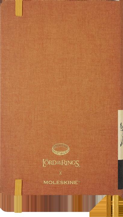 Actual product image Moleskine Der Herr der Ringe Notizbuch Frodo Sam limitierte Ausgabe, L/A5, blanko, fester Einba (A5, Plain, Hardcover)