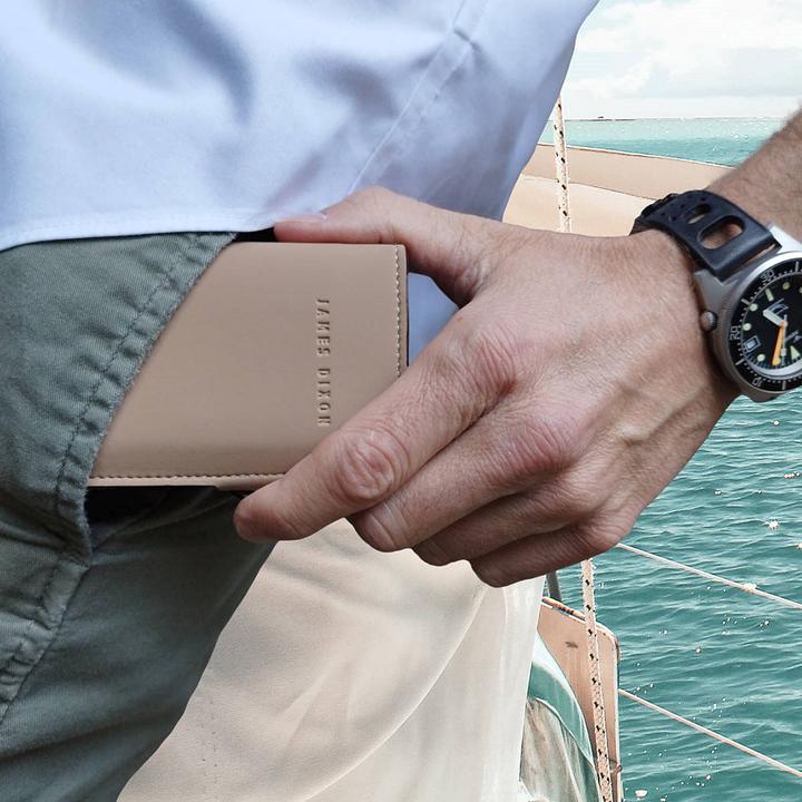 Immagine prodotto James Dixon Botón Nautica - Marrone sabbia - Tasca portamonete