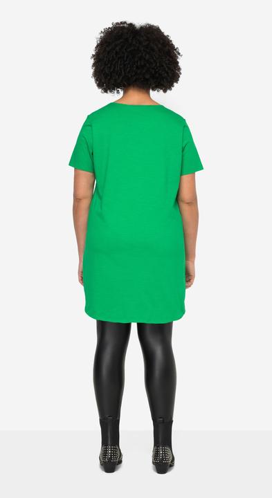 Image du produit Angel of Style T-shirt long à col rond, manches courtes et ourlet arrondi (48)