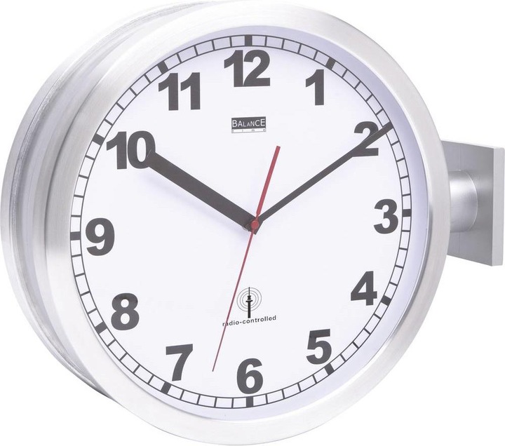 Productafbeelding EuroTime Radiogestuurde wandklok 91764-47 40 cm Al (40 cm)