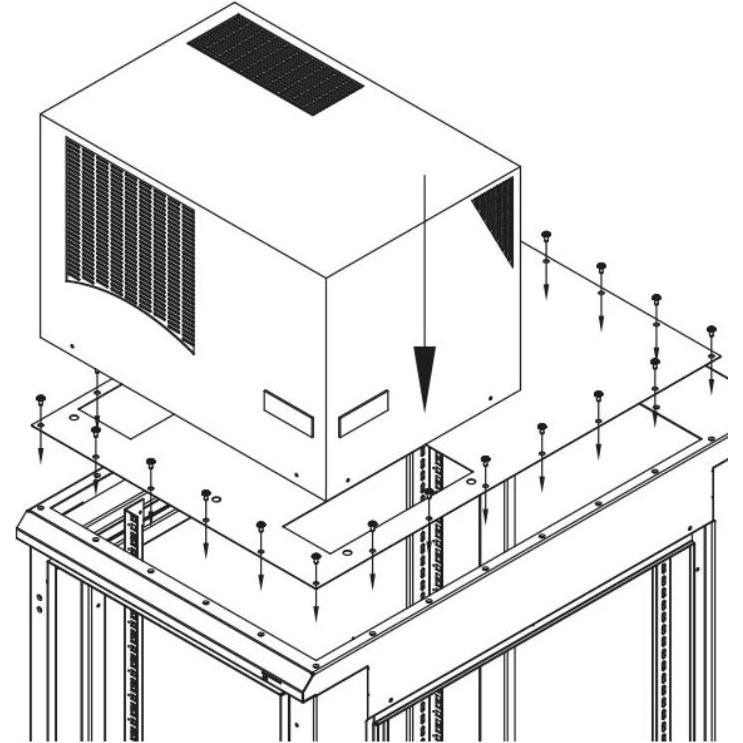 Triton 19"zbh. Klimaeinheit zbh. Zusatzblende für X1/2 RDE/RIE B800/T 800mm quer (RAC-RV-X88-Z6)