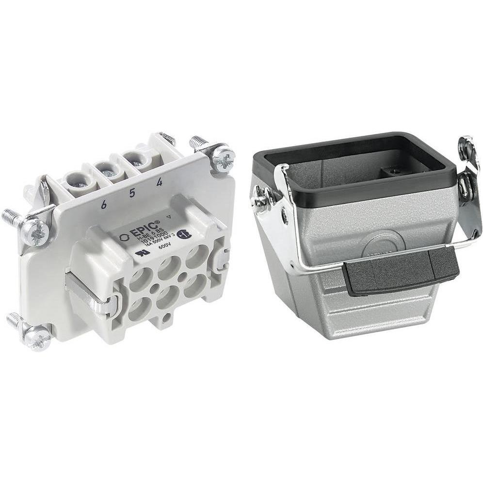 Lapp Steckverbinder-Set EPICKIT H-, Elektronikkabel + Stecker, Grau