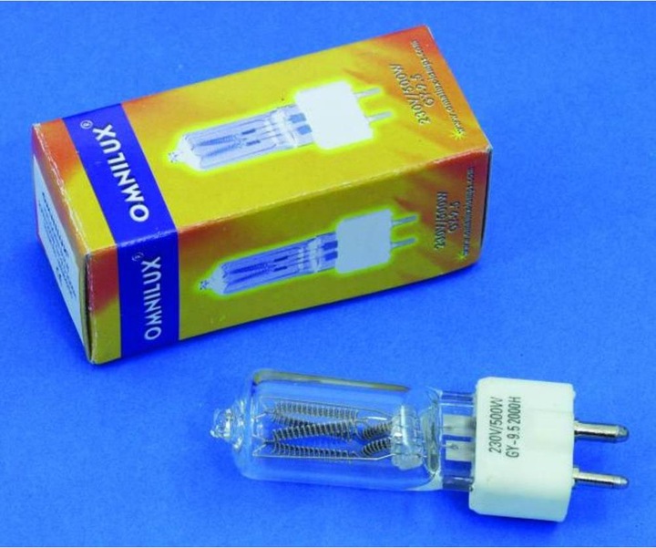Produktbild Omnilux Halogen Lichteffekt Leuchtmitt (500 W, GY9.5)