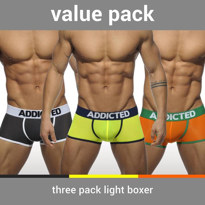 Produktbild Addicted Three Pack Light Boxer (XXL, 3er Pack)