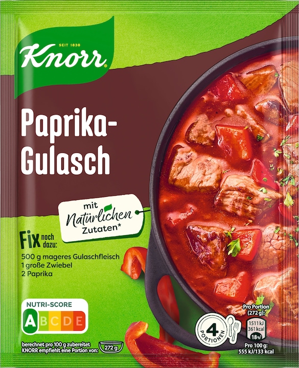 Produktbild Knorr Fix Paprika-Gulasch (48 g)