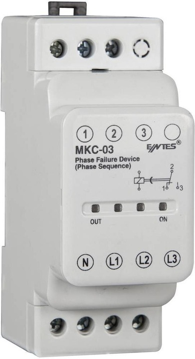 Actual product image Entes Monitoring relay