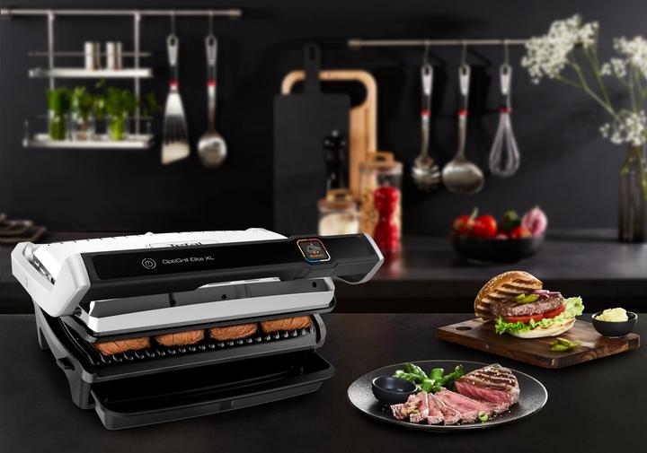 Image du produit Tefal Gril de contact OptiGrill Elite XL (GC760D), Acier inoxydable