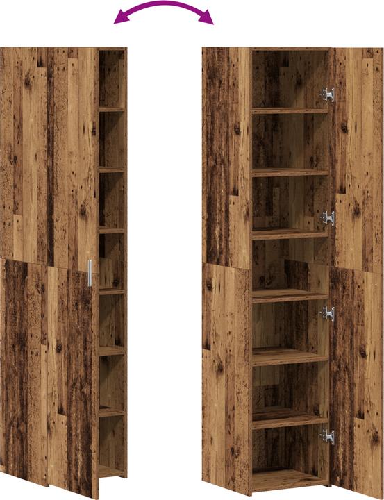 Produktbild vidaXL Highboard (42.50 x 40 x 185 cm)