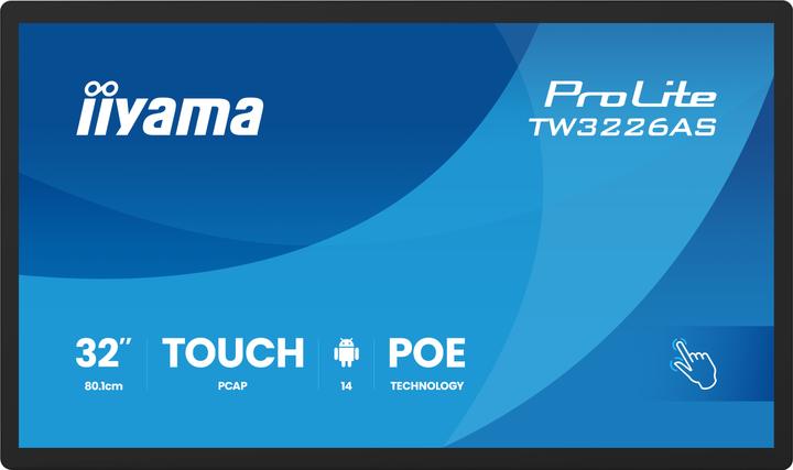 Produktbild iiyama 32" Panel-PC with Android 14+GMS, SOC Oc (1920 x 1080 Pixel, 31.50")