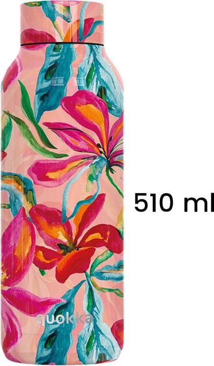 Produktbild Quokka Thermoflasche 510ml Blumenmuster (0.51 l)