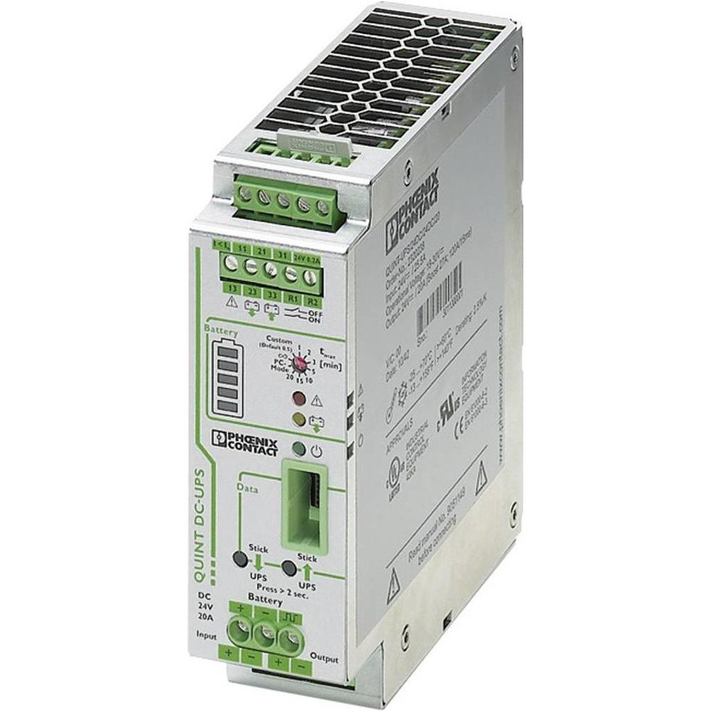 Phoenix Contact Industrielle USV-Anlage (DIN R (480 VA, 480 W, Online-Doppelwandler USV), USV