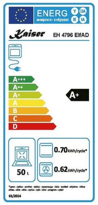 Label énergétique Kaiser EH 4796 ElfAD