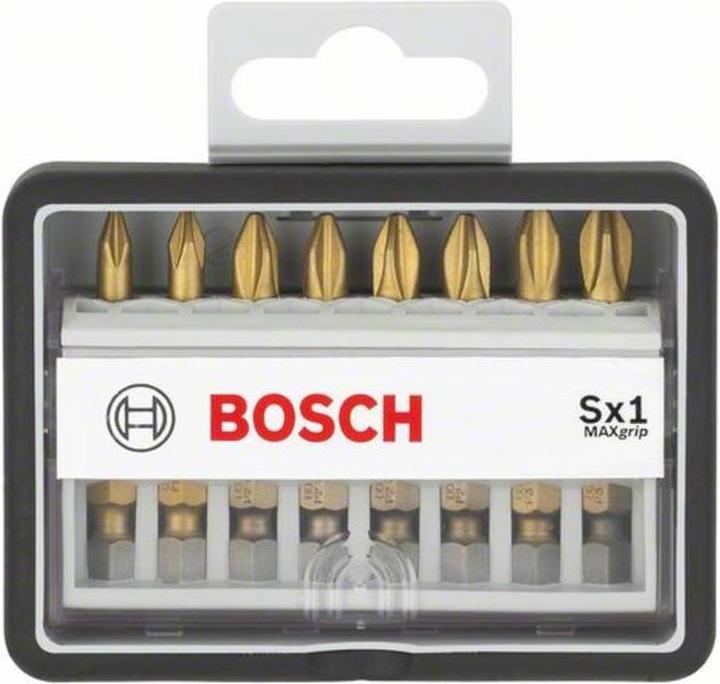 Actual product image Bosch Professional Zubehör Bit set 8 pieces Accessories Ro (T8, T25, T15, T10, T40, T27, T20, T30)
