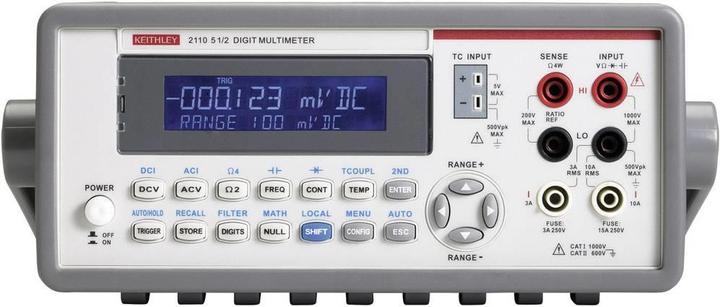 Image du produit Keithley Multimètre de table numérique 2110- (CAT II 600V)