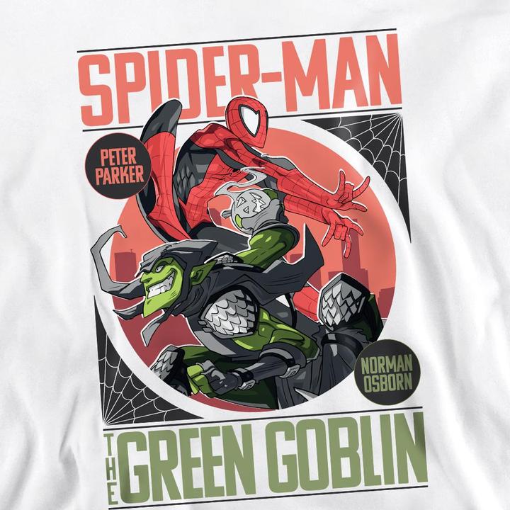 Actual product image Spiderman Unisex Adult Vs Green Goblin Sweatshirt (S)