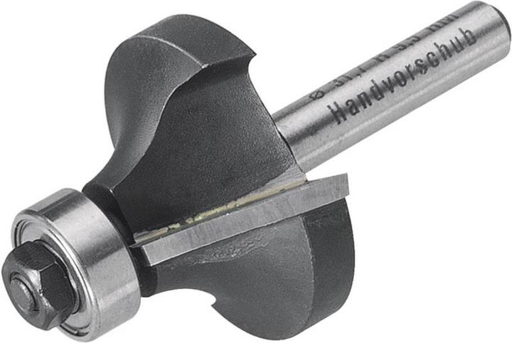 Produktbild wolfcraft 1 Abrundfräser HM S=8mm ø25,4x11,8mm