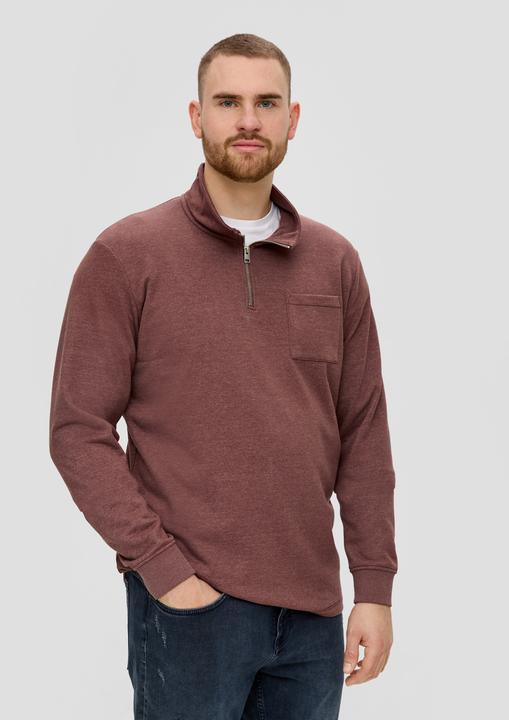 Produktbild s.Oliver Sweatshirt Sweatshirt mit Stehkragen (XXL)