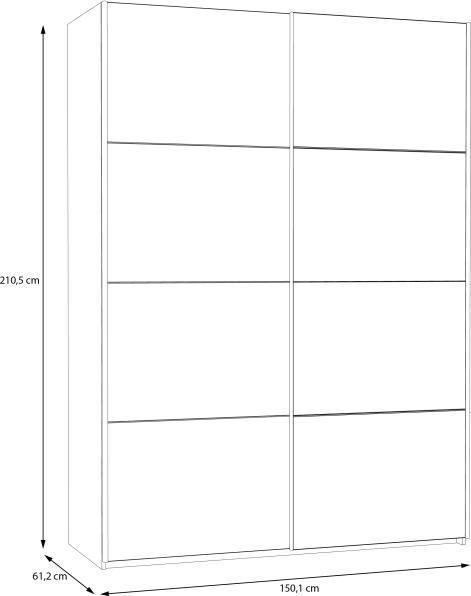 Produktbild Forte Paide (150 x 61.5 x 210.5 cm)