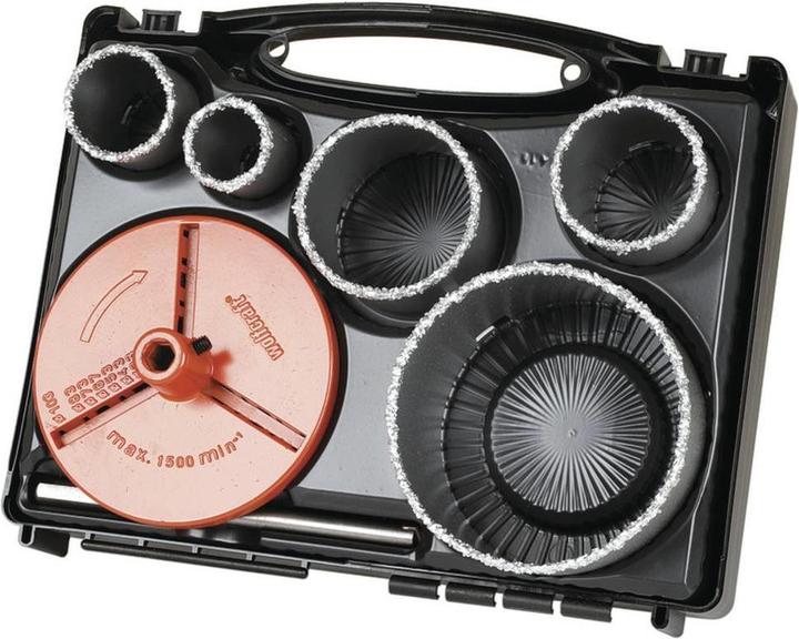 Image du produit wolfcraft wolfcraft 1 Bohrkranz-Set ø33,53,68,73,83mm (83 millimètres)