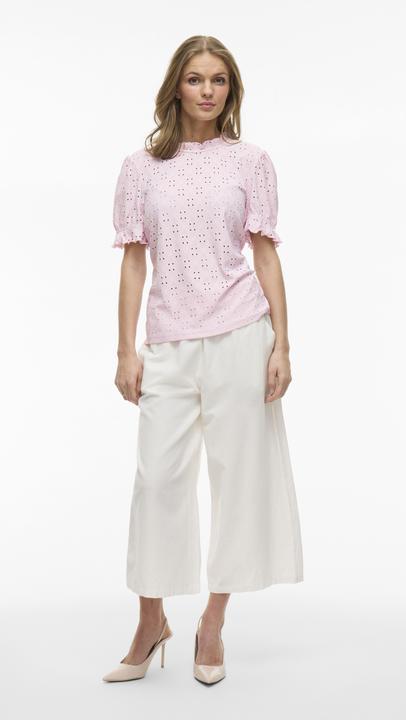 Actual product image Vila Besticktes Oberteil mit kurzen Ärmeln (S)