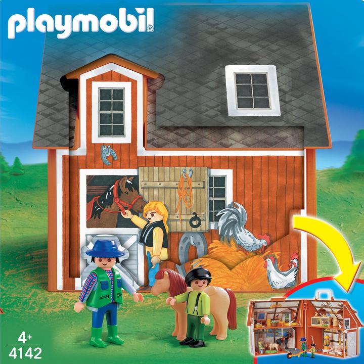 Produktbild Playmobil Figuren-Set 4142 - Mein tragbarer Bauernhof (4142)