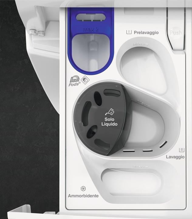 Image du produit AEG LWR7BLACK Lave-linge séchant Installation gratuite Chargement frontal Noir D