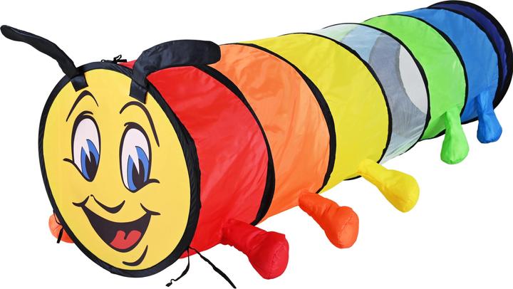 Actual product image Knorrtoys Play tunnel "Colourful" caterpillar