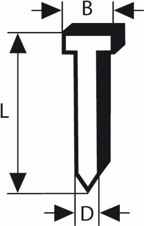 Produktbild Bosch Professional Zubehör Senkkopf-Stift 64-34 63 G, 63