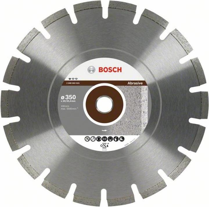 Produktbild Bosch Professional Zubehör Diamanttrennscheibe Standard for Abrasive, 300 x 20,00/25,40 x 2,8 x 10 mm