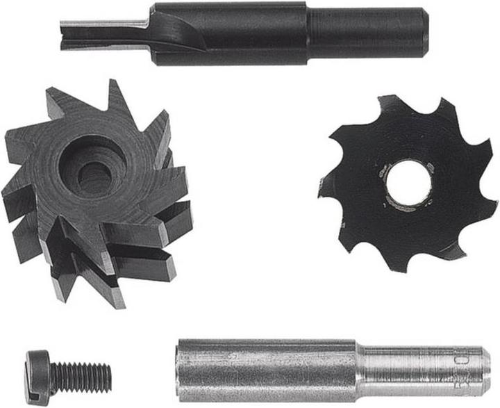 Produktbild wolfcraft 1 Universal-Fräsersatz 3259+61+62+Schaft