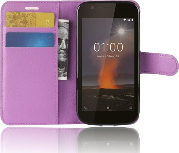 Image du produit MU Classic Série de couvertures de livres en cuir Litchi (Nokia 1)