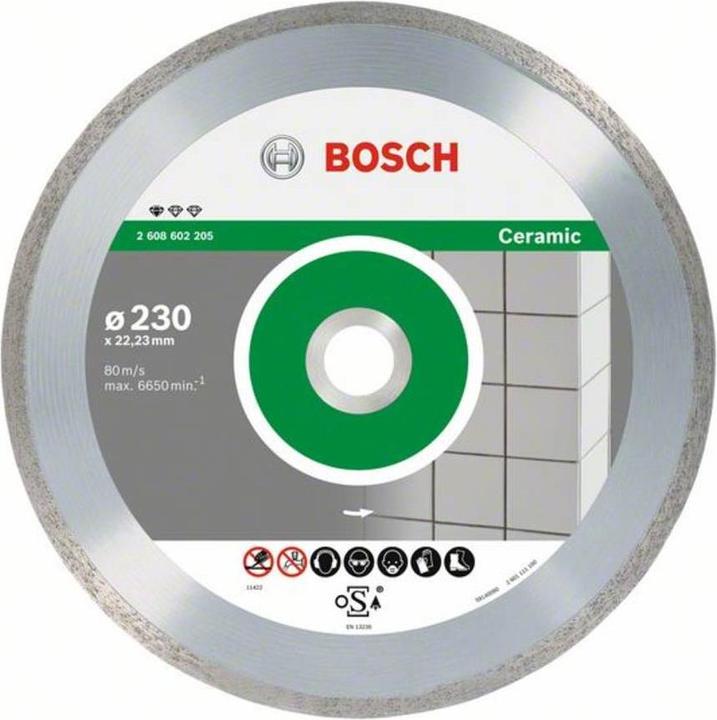 Actual product image Bosch Professional Zubehör Diamond saw blade Standard for Ceramic, 110 x 22.23 x 1.6 x 7.5 mm