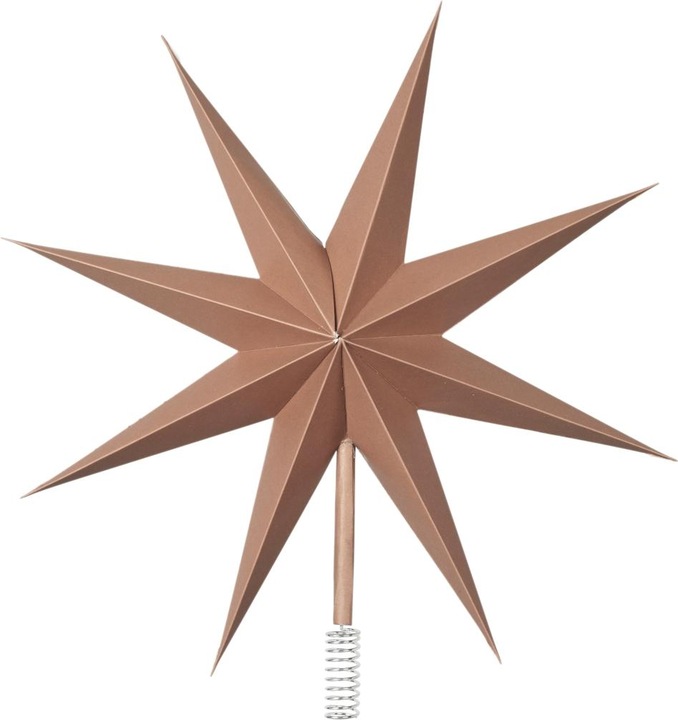 Broste Copenhagen Star Tree Topper Christmas Decoration as Tree Top (1 -part)