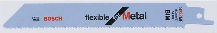 Actual product image Bosch Professional Zubehör Sabre saw blade S 922 BF, Flexible for Metal, pack of 2