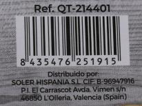 Valeurs nutritives et ingrédients Quttin plateau tournant en acier 31cm (Capot de protection)