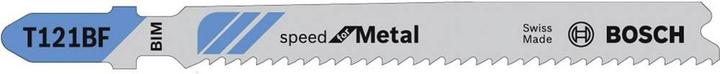 Produktbild Bosch Professional Zubehör Stichsägeblatt T 121 BF Speed for Metal, 5er-Pack, Bleche