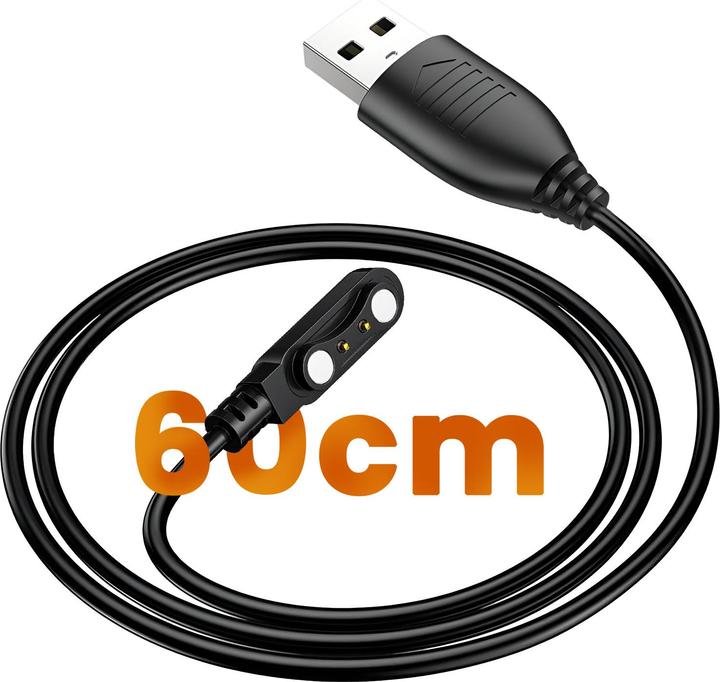 Actual product image Hoco Headphone with microphone smartwatch charging cable Y25 0,6 m black