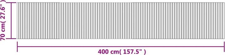 Produktbild vidaXL Teppich (400 x 70 cm)