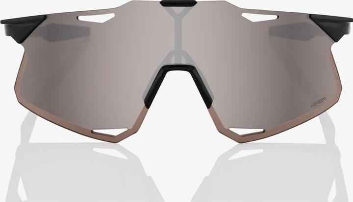 Actual product image 100% Glasses Hypercraft Gloss (Black, Silver)