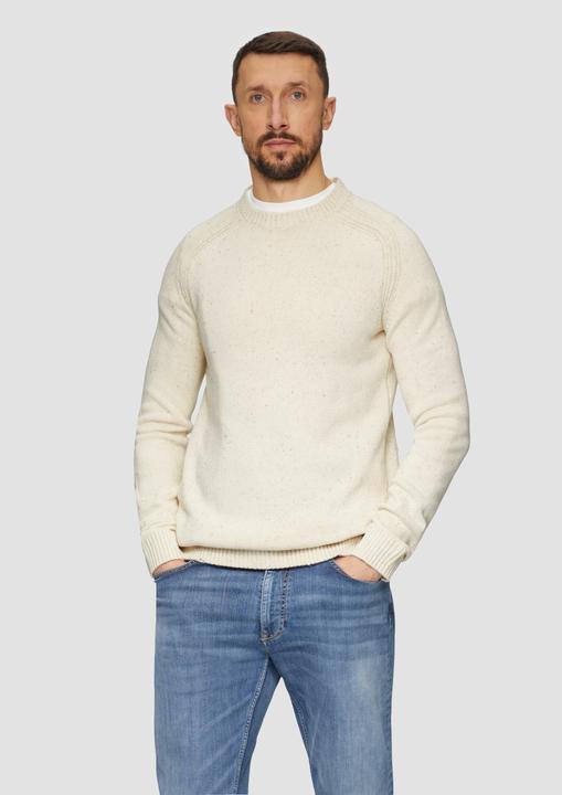 Immagine prodotto S.Oliver Strickpullover Crew-Neck-Pullover mit Farbeffekt (XXL)
