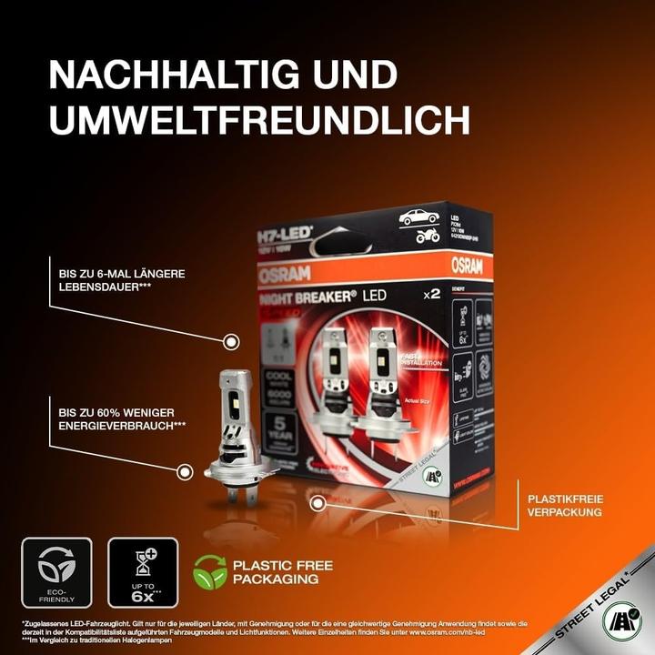 Immagine prodotto Osram Velocità dell'interruttore notturno (H7)