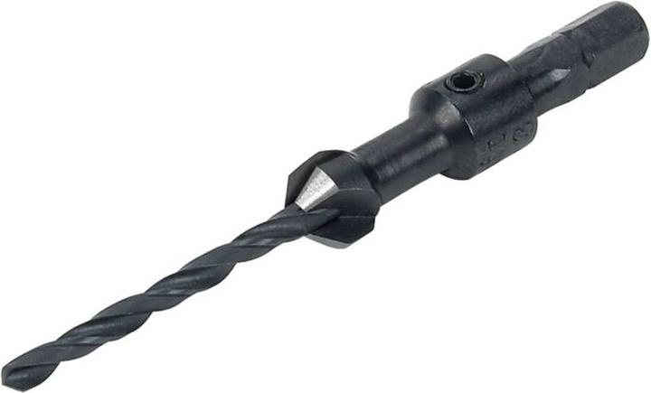 Actual product image wolfcraft 1 pilot drill with countersink, S=6-kt., ø4.5-12
