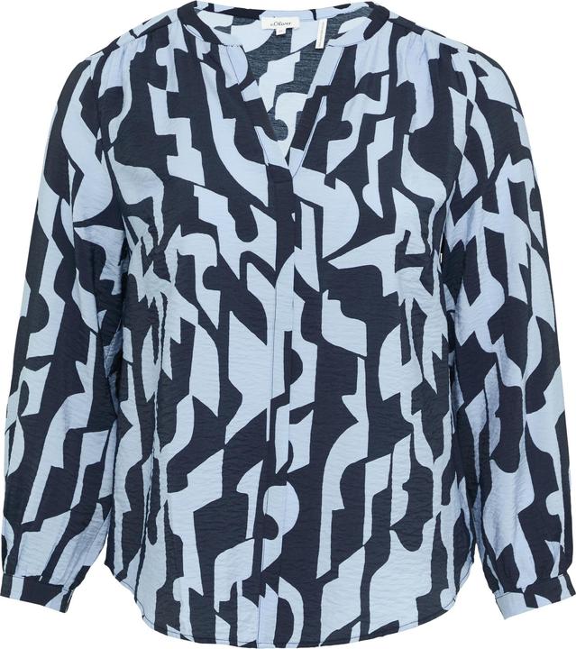 Immagine prodotto s.Oliver Bluse Strukturierte Bluse aus Viskosemix mit Raffung (52)