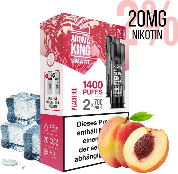 Produktbild Aroma King SMART 2 Pods Peach Ice (Pfirsich)