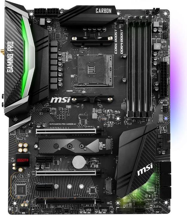 Image du produit MSI X470 Gaming Pro Carbone Ac (AM4, AMD X470, ATX)