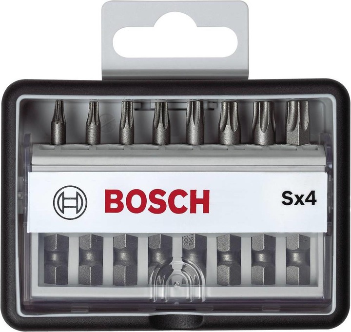 Produktbild Bosch Professional Zubehör 8-tlg. Schrauberbit-Set, Robust Line, Sx PZ, Extra Hard-Ausführung (Kreuz Pozidriv PZ M1, Kreuz Pozidriv PZ M2, Kreuz Pozidriv PZ M3)