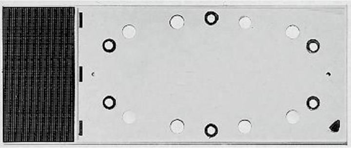 Produktbild Bosch Professional Zubehör Schleifplatte verlängert, 185 x 93 mm, dünne Ausführung