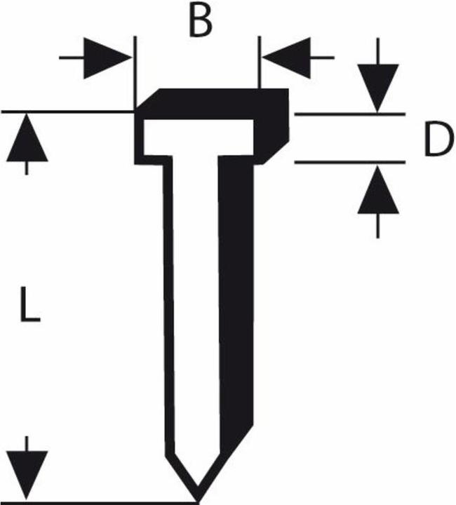 Produktbild Bosch Professional Zubehör Tackerstift Typ 49, 2,8 x 1,65