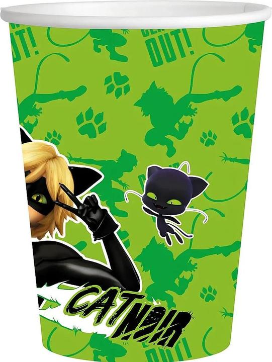 Actual product image Been Smile Pappbecher Cat Noir 250 ml (8x)
