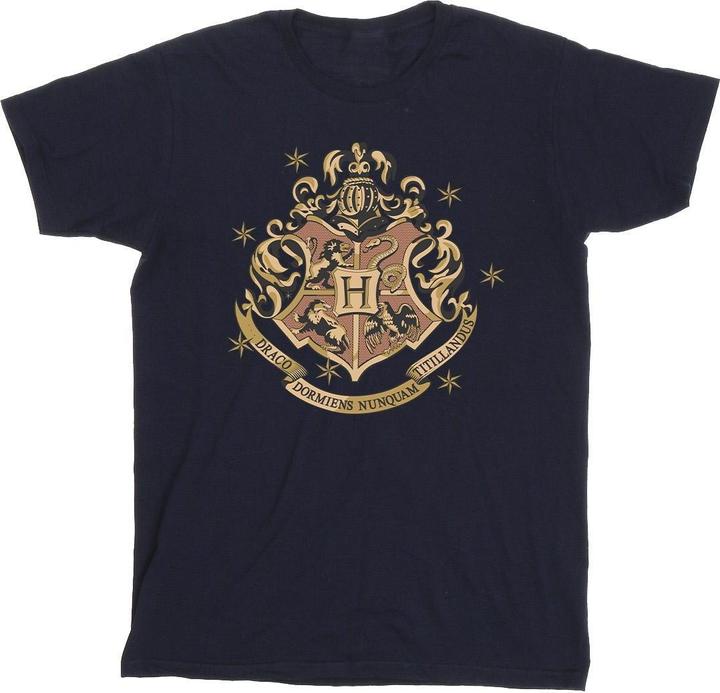 Immagine prodotto Gold Hogwart Crest Maglietta Uomo (M)